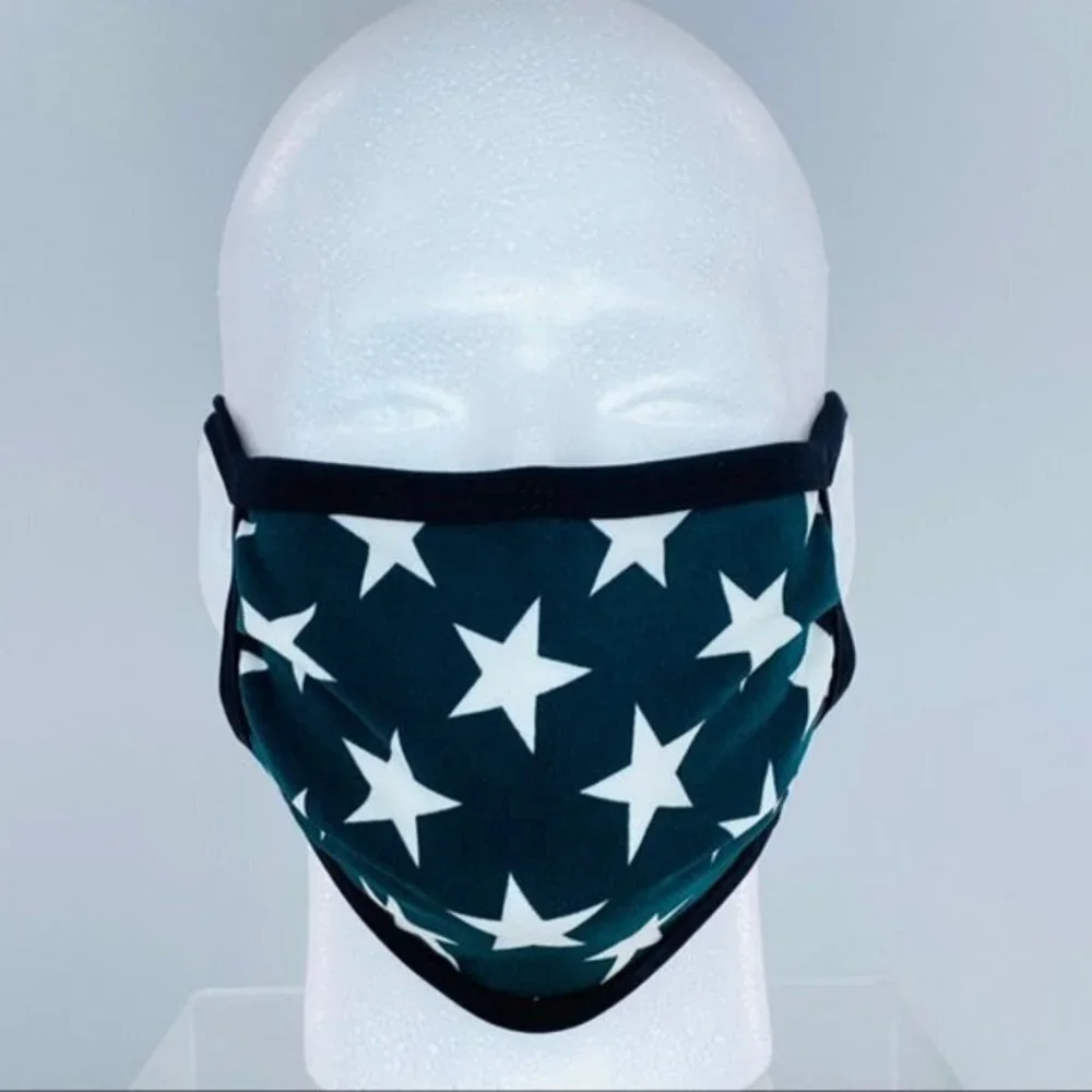WASHABLE POLY & COTTON MASK New In Package • 27 P